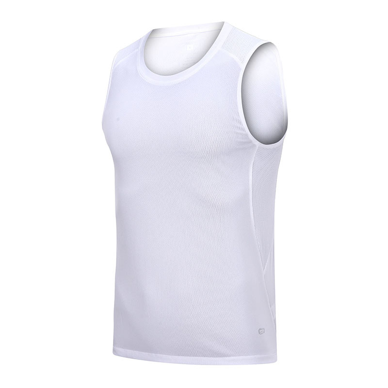 Grand gilet pour hommes de marathon de course à pied à séchage rapide, haut sans manches de fitness léger et respirant