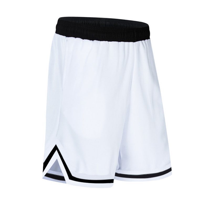 Grand pantalon de basket-ball pantalon à cinq points à séchage rapide respirant vente directe d'usine short d'entraînement de fitness pour hommes
