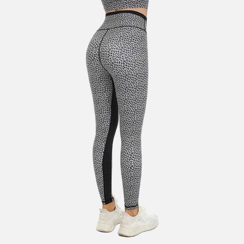Femmes Noir Léopard Imprimé Animal Leggings De Yoga Personnalisé En Gros Ensemble de 20 Livraison Gratuite Gym Sports Entraînement Sans Couture Nouvel An Style Legging