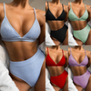 Maillots de bain pour femmes Bikini deux pièces vente chaude été personnalisé Sexy serré mode maillots de bain