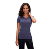 Personnaliser la chemise à manches courtes pour femmes Dry Cool Fitness Running Workout T-Shirts Outdoor Sportswear Lifestyle