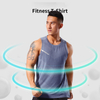 Personnaliser Basketball running t-shirt à séchage rapide sans manches gilet de sport costume d'entraînement musculaire pour hommes Grand