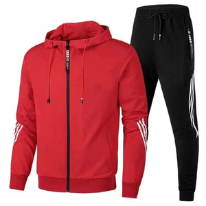 2021 Tendance Code Européen Loisirs Sport Costume Mode À Capuche Fermeture Éclair Couple Running Pull Pantalon Costume