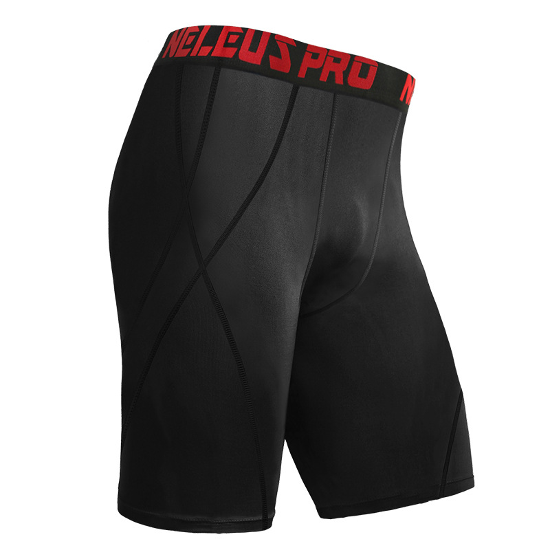 Shorts de sport serrés pour hommes, été, séchage rapide, fitness, course à pied, entraînement de basket-ball extensible, pantalon à cinq points